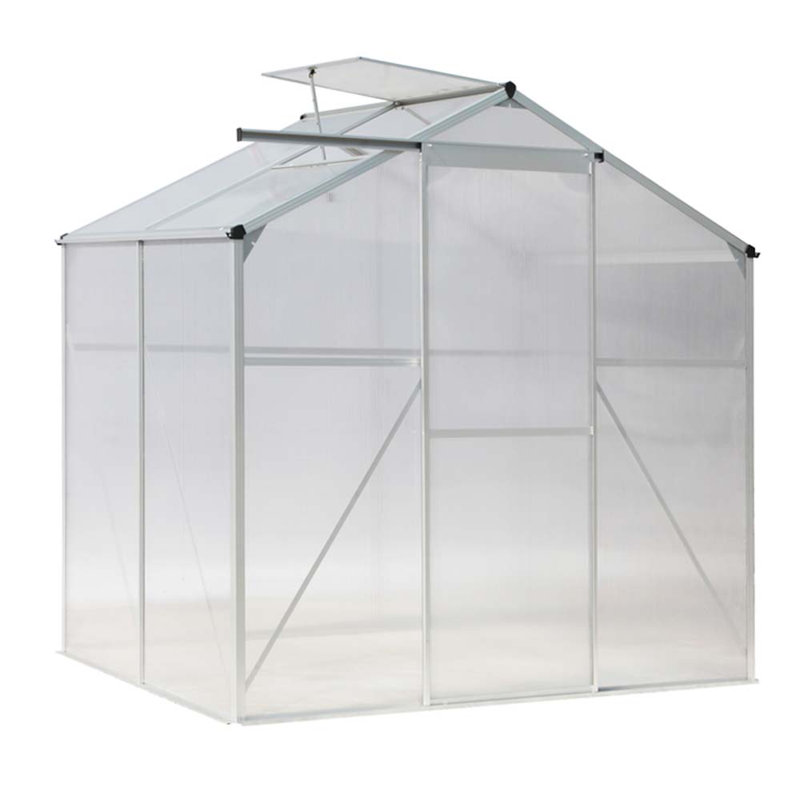 Aiza Greenhouse, White, 195cm H x 190cm W x 130.8cm D