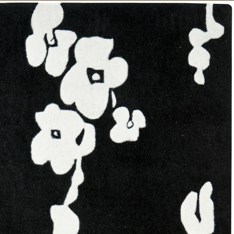 Tapis à la main Modern Art Collection, Rectangle 2 pi 6 po x 4 pi