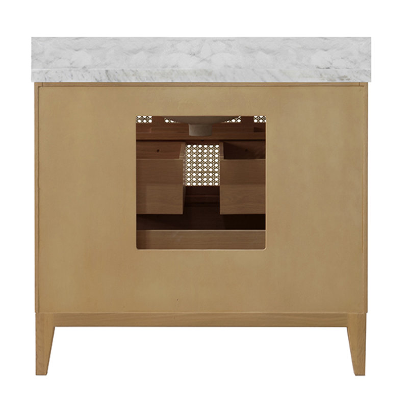 Wynn 36.5'' W Single Vanity, Brown/Gold