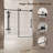 Frameless Shower Door, 56-60" W X 60" H, Clear Tempered Glass, Matte Black