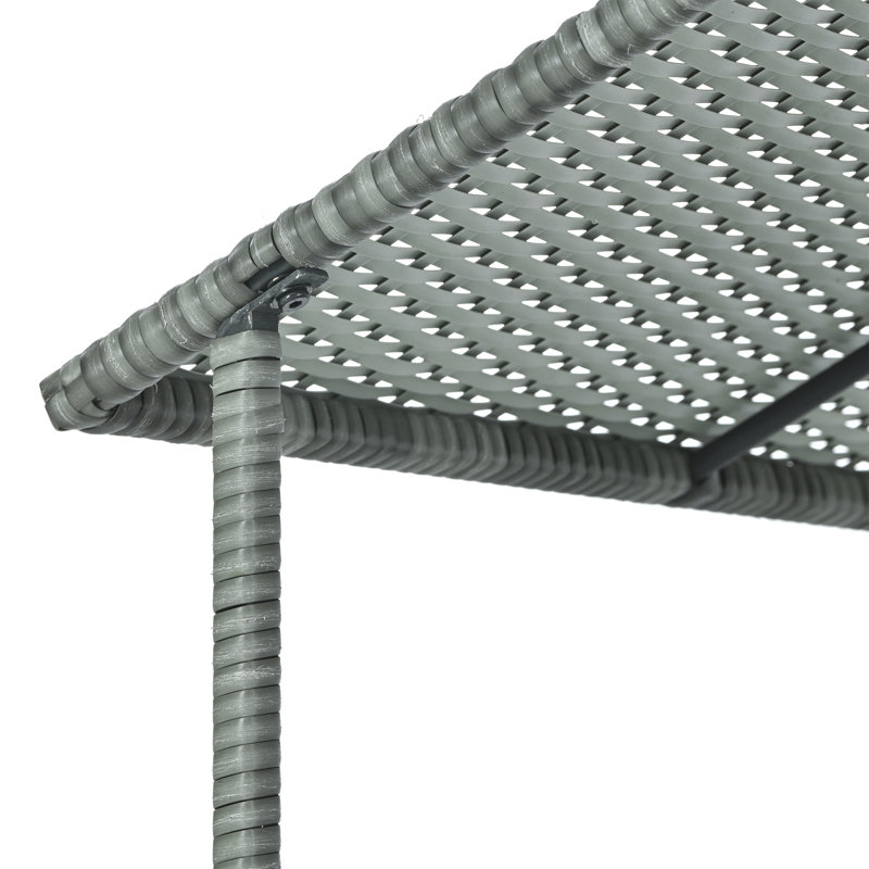 Canapé pour chien avec auvent Delsy, H 28,75 po x l 33,5 po x P 27,25 po, Gris foncé