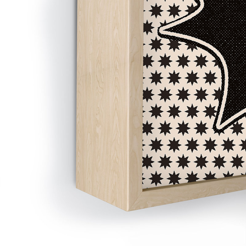 Thespacehouse Lucky You Dice, reproduction d'art encadrée, Beige