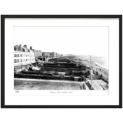Hove, The Lawns 1921 by Francis Frith - Single Picture Frame Print