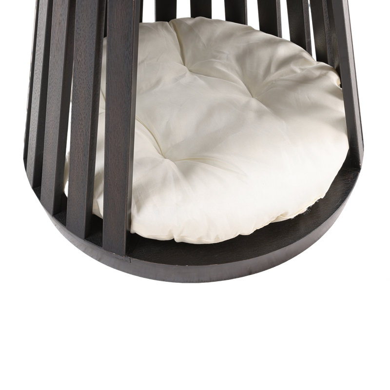 Table de bout pour chat 2 en 1 avec coussin amovible