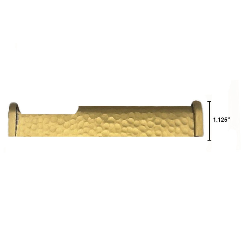 Hammered Video Doorbell Cover (Ring 2nd Gen Compatible), Satin Brass