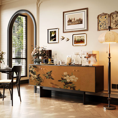 Buffet de style rétro et minimaliste