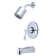Century Single Handle Volume Control Tub and Shower Faucet