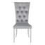 Chaise d'appoint en velours capitonné Hastie-1750569073