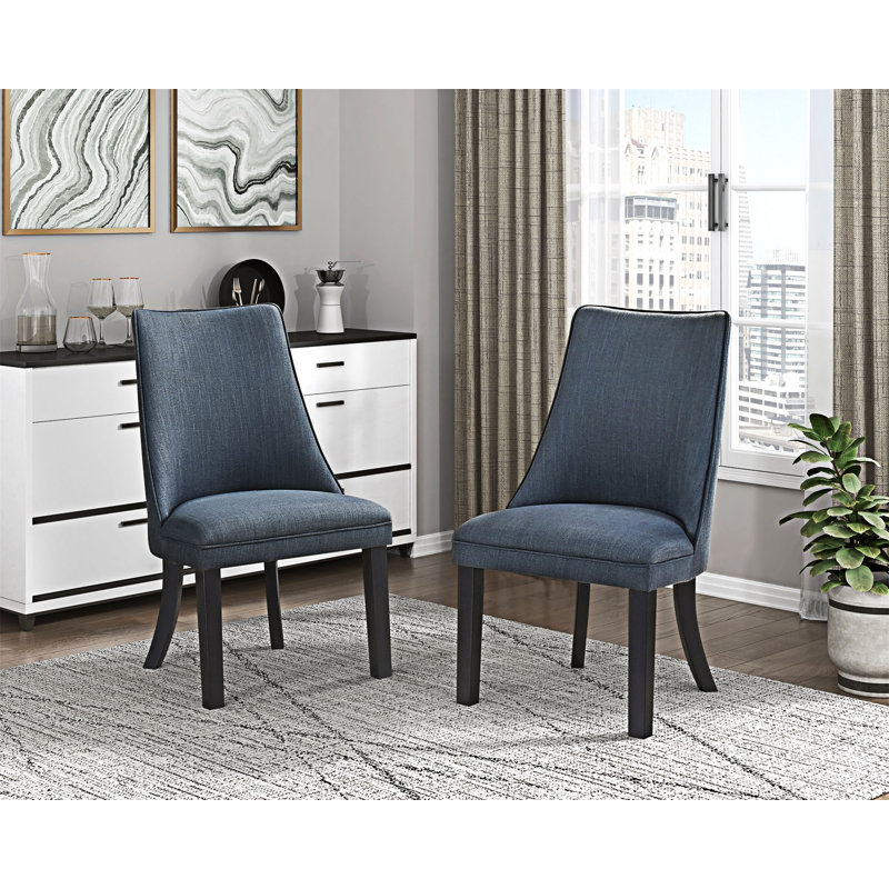Chaises d'appoint rembourrées (ensemble de 2)