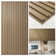 48" x 24"  PVC Ceiling Tile,Slat Design 3D Wall Panels,Covers 96 sq.ft. (Set of 12)