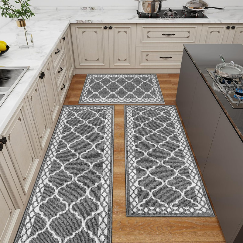 Kitchen rug, Gray
