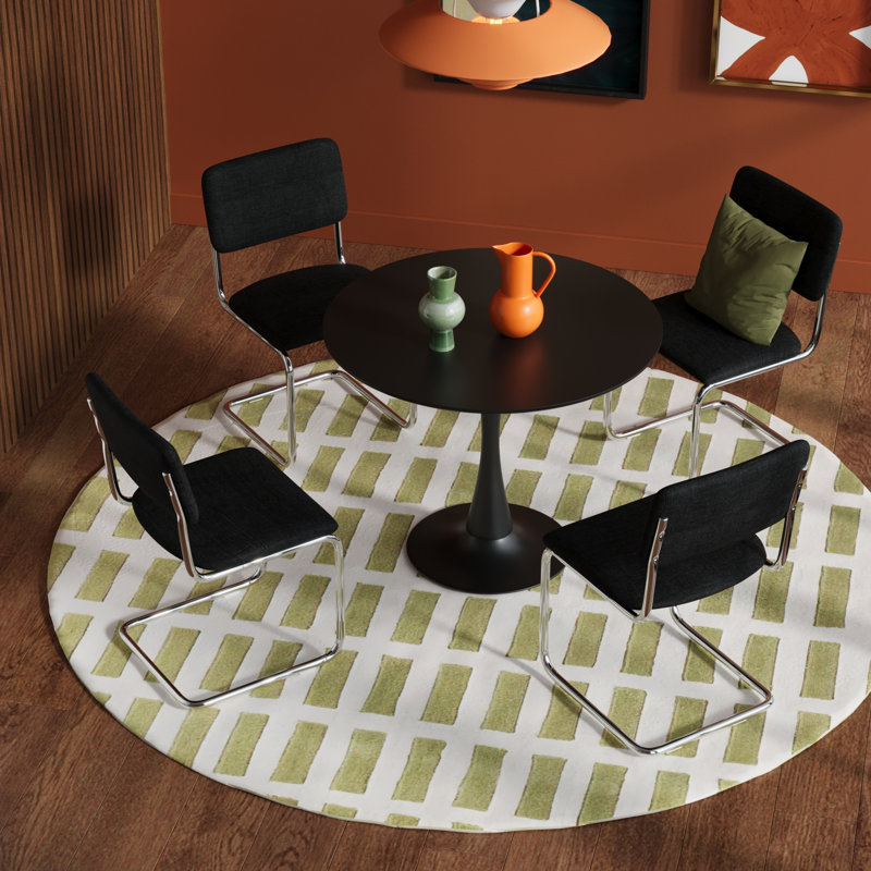 Zaiden 5-piece Dining Set, Black
