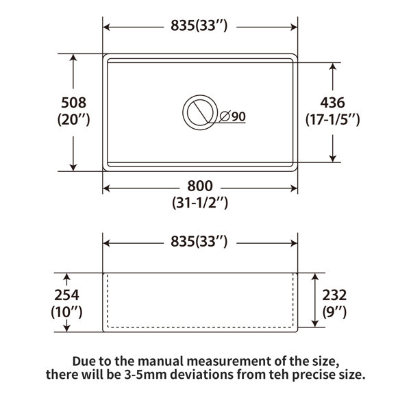 Dimensions du produit