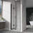32"X 72" Shower Door, 1/4 Inch  6Mm  Tempered Clear Glass, Black Finish, Reversible Installation, 180 Pivot, Flexible Hinges, Heavy - Duty Waterproof Handle, Professional Packaging 32" 33.2"-127308273