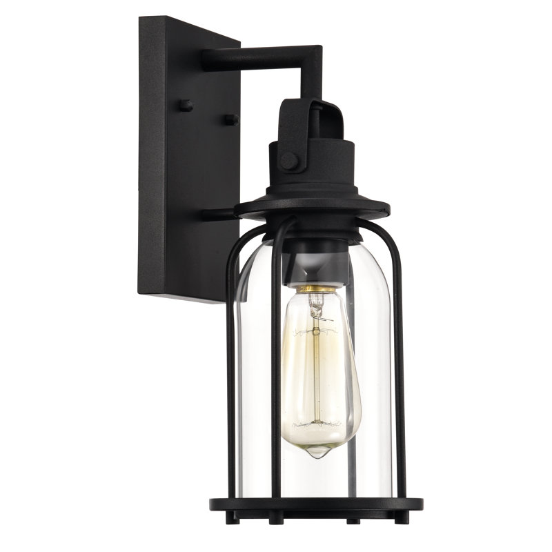 Luminaire de grange d'extérieur 1 lumière Dopkins, H 12,75 po x l 5,25 po x P 6,5 po