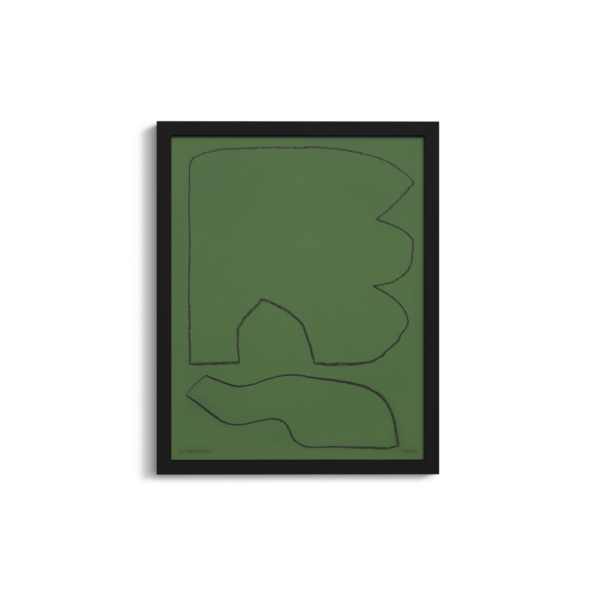 Forest 1 by Michael Kempen, Black Framed, 20" W x 25" H