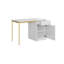 Alfaretta Metal Base Computer Desk-185102517