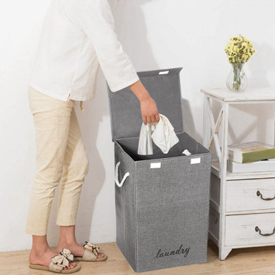 Fabric Laundry Hamper with Handles