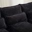 Canapé en chenille surdimensionné à 4 places en chenille avec éponge de haute qualité et structure en bois massif pour un confort et une détente ultimes