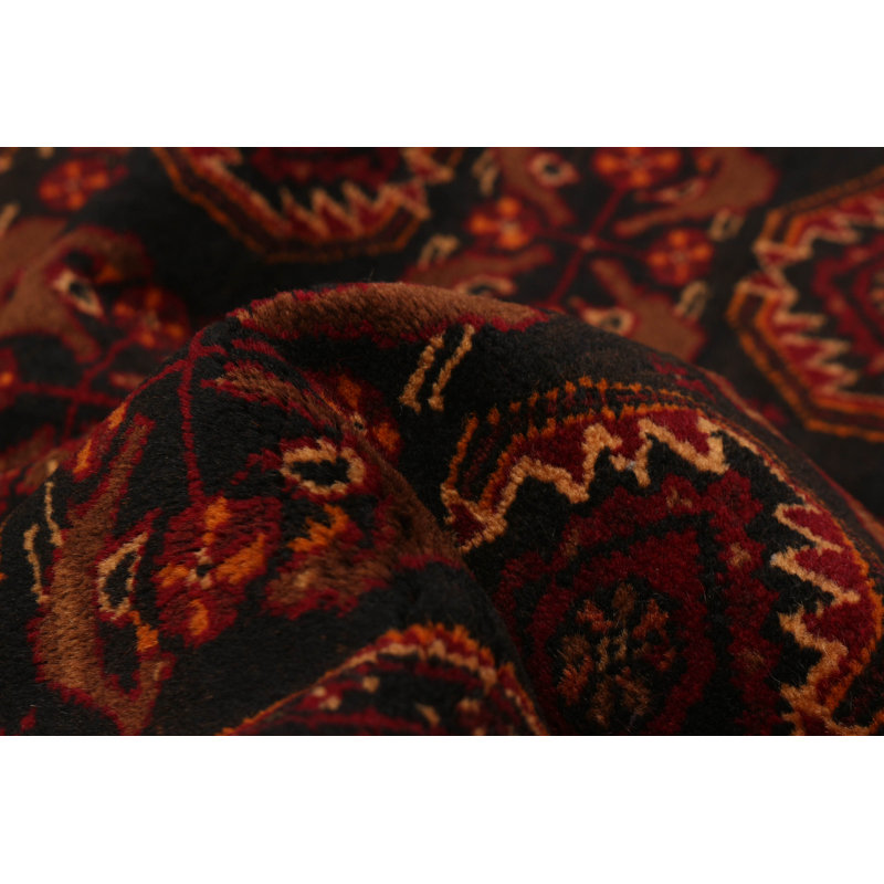 Teimani Black Rug 3'6" x 6'7"