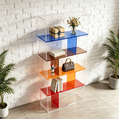 Sturdy Acrylic Modern Bookcase