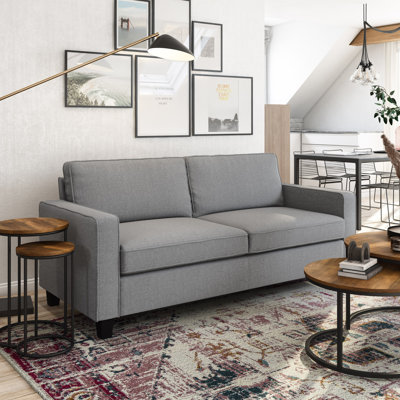 Georgia 77.5'' Upholstered 3 Seater Sofa