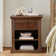 Wadeeah 26.75'' H Transitional Nightstand with Built-In Power Station and LED Light Strip