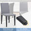 Chaise d'appoint rembourrée avec pieds en métal-239973711