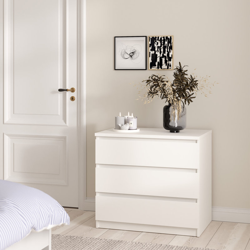 Razhane 77cm W 3 - Drawer Chest of Drawers
