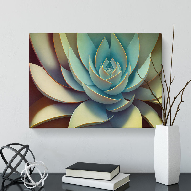 Phenomenal Succulent Plant - Wrapped Canvas, 40cm H x 60cm W x 3cm D