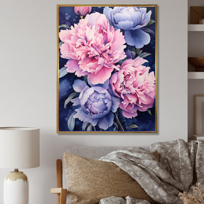 «Radiant Garden Of Peony Treasures II», reproduction sur toile