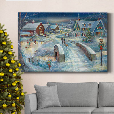 " Home For The Holidays " Painting Print