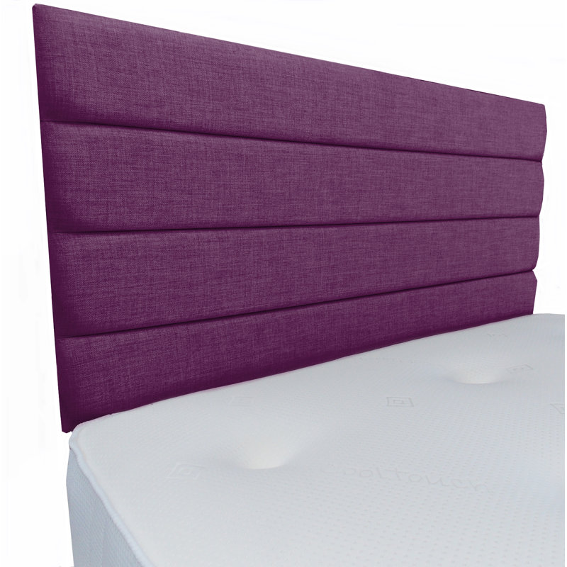 Moyo Upholstered Headboard, Plum, Super King (6')