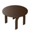 Tables de salle à manger extensibles (table seulement, sans chaises, avec plateau et pieds)