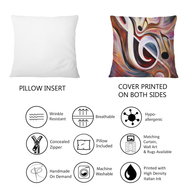 Coussin Treble Clef