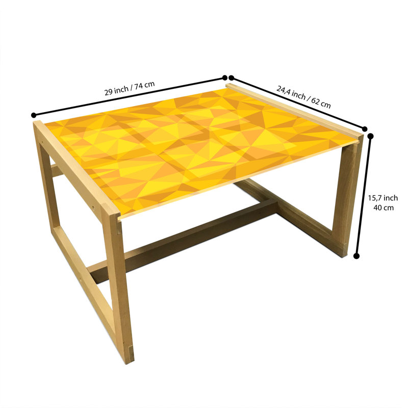 Jameiah Sled Coffee Table, 40cm H x 74cm W x 62cm D