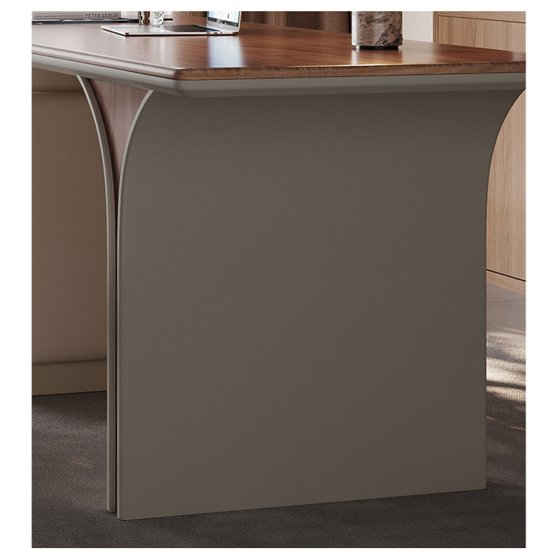 Bureau haut de gamme moderne et minimaliste, H 29,53 po x l 78,74 po x P 27,56 po