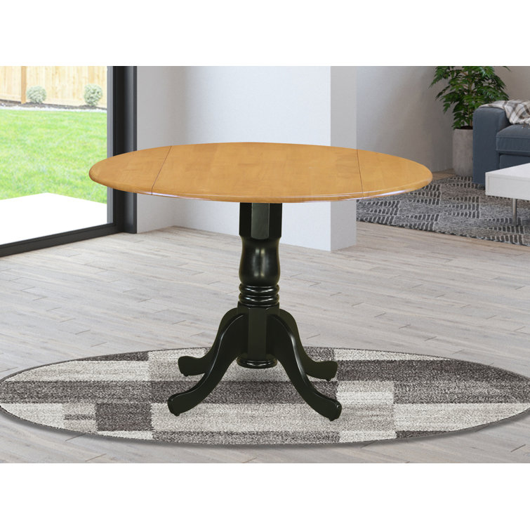 Philipston Extendable Round Solid Wood Dining Table