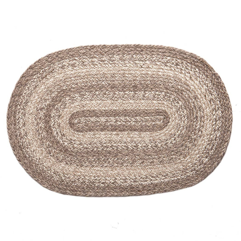 Basabi Cotton Indoor Rug, Oval 8' x 10'