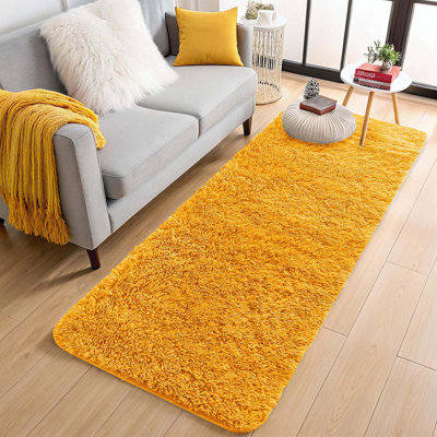 Solid Colour 80cm X 300cm Area Rug