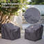 Chaise berçante d'extérieur en osier Buenhomino