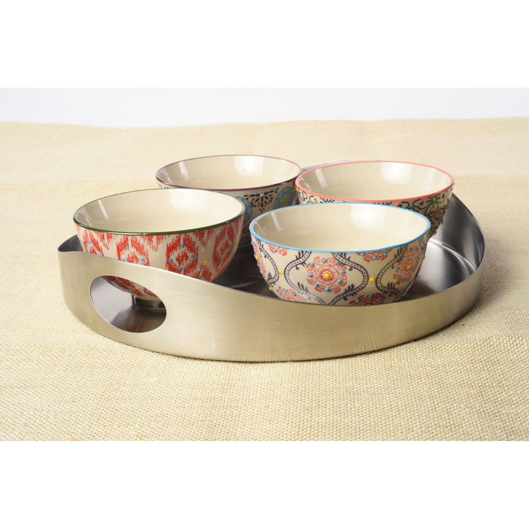 4 Piece Rice Bowl Set (Set of 4) Bungalow Rose
