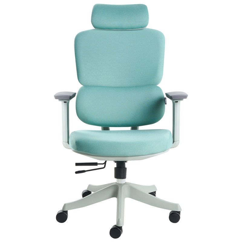 Office Chair with Headrest, Teal