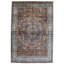 Hand Knotted Wool Area Rug in Brown And Blue