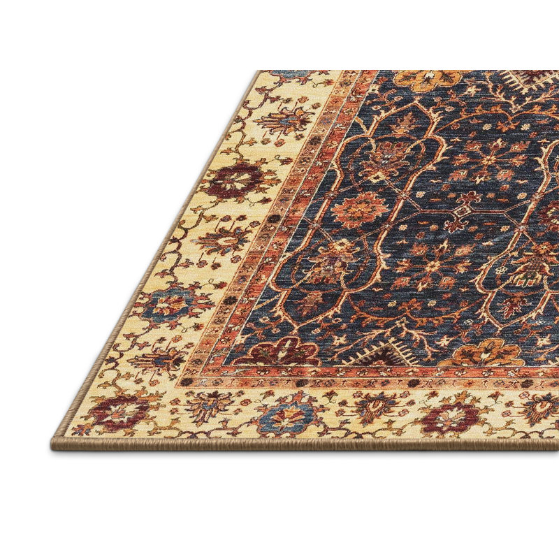 Abstract Indoor Rug, Rectangle 7' x 9'