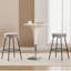 Tabouret de comptoir rembourré 26,97 po Kipten-1214027768
