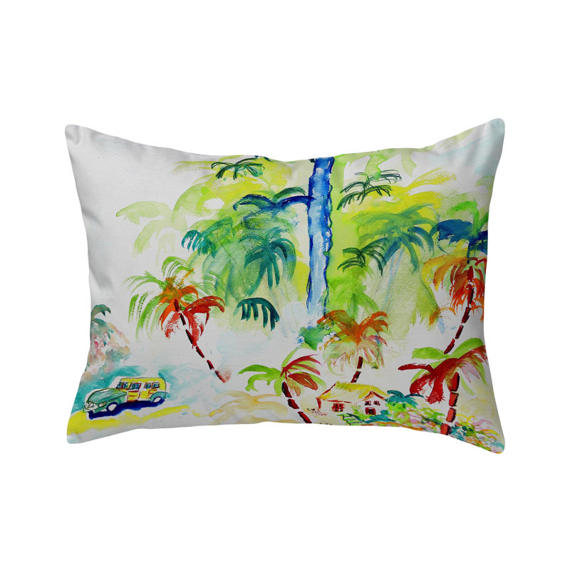  Coussin lombaire intérieur / extérieur Colorful Palms
