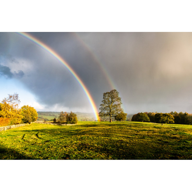 Farnley Rainbow by James Elkington - Wrapped Canvas Print, 30cm H x 46cm W