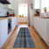 Premium Machine Washable Cerrito AMF548 Blue Rug