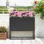 Boîte à fleurs élégante - Jardin élégant-705994689-705994691